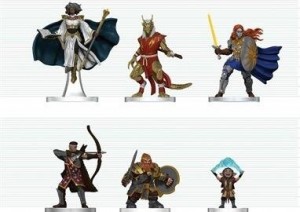 D&D Icons of The Realms: Player's Handbook - Swords & Staves Starter Set Figurines (6 pcs.)