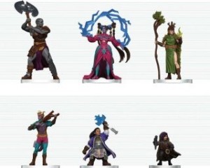D&D Icons of The Realms: Player's Handbook - Spells & Steel Starter Set Figurines (6 pcs.)