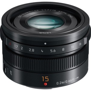 Panasonic LEICA DG SUMMILUX 15mm f/1.7 ASPH Black
