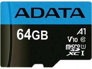 ADATA Premier microSDXC 64GB UHS-I (AUSDX64GUICL10A1-RA1)