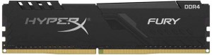 HyperX FURY Memory Black - 8GB Module - DDR4 3000MHz Intel XMP CL15 DIMM (HX430C15FB3/8)