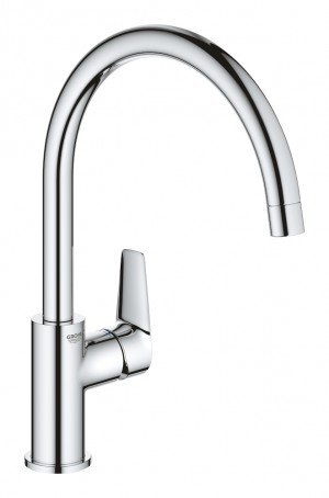 Grohe BauEdge Single-lever Sink Mixer 1/2″ Chrome (31367001)