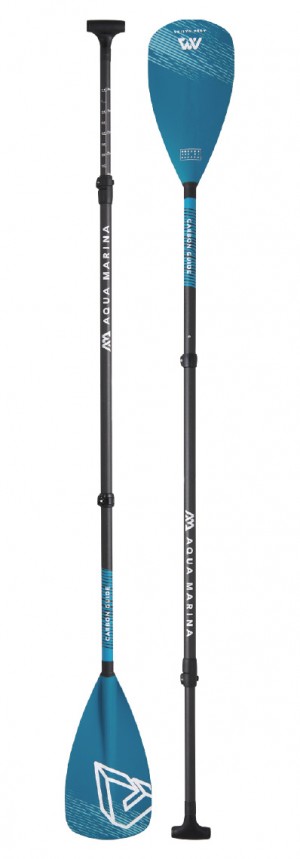 Aqua Marina Carbon Guide Adjustable Carbon/Fiberglass iSUP Paddle (3 sections) (B0303014)