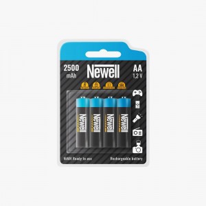 Newell Rechargeable NiMH AA 2500 x4