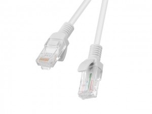 Lanberg Patchcord CAT.6 UTP 1.5M Grey Fluke Passed 10-pack