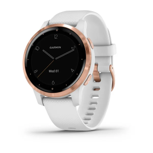 Garmin Vivoactive 4S White with Rose-gold Hardware (010-02172-23)