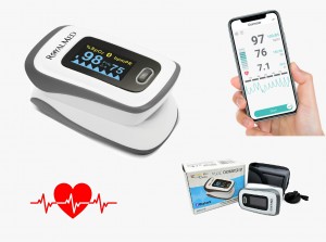 RoyalMed Pulse Oximeter MT5519 Bluetooth (5906453155197) Pulsa Oksimetrs + 2 x AAA Baterijas