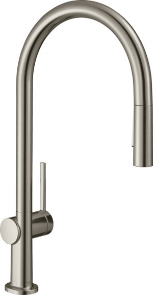 Hansgrohe Talis M54 210 2jet Ar Izvelkamu Galu Nerūsējošais Tērauds (72801800)