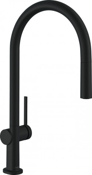 Hansgrohe Talis M54, 210 1jet Ar Izvelkamu Galu Melns Matēts (72802670)