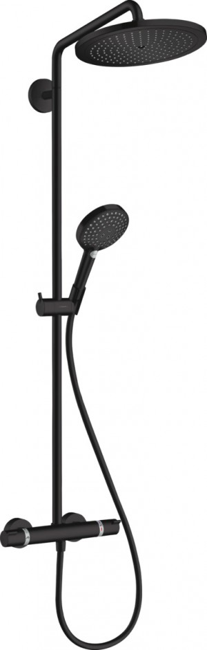 Hansgrohe Croma Select S 280 Dušas Termostata Komplekts Melns Matēts (26890670)