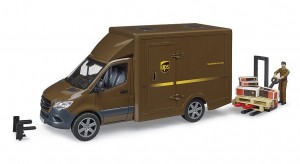 Bruder MB Sprinter UPS with driver and accessories (02678)