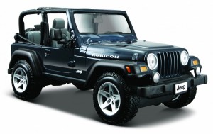 Maisto Jeep Wrangler Rubicon Blue 1:27 (10131245/2)