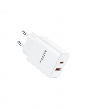 VEGER VLS302U 30W Dual-Port Type C USB Fast Charger