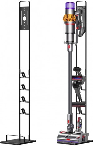 Foho Stand for Dyson V15 V12 V11 V10 V8 V7 V6, Metal Storage Black