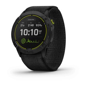 Garmin Enduro - Carbon Grey DLC Titanium with Black UltraFit Nylon Strap (010-02408-01)