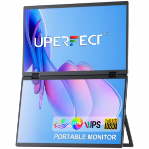 UPERFECT Dual Laptop Monitor Portable Monitor Extender 15.6-inch Laptop M156E14 (E1405M156HWL)
