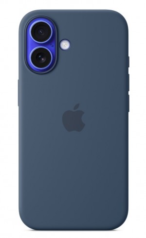 Apple iPhone 16 Silicone Case with MagSafe Denim MYY23