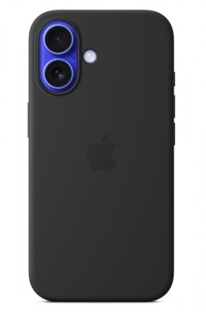 Apple iPhone 16 Silicone Case with MagSafe Black MYY13