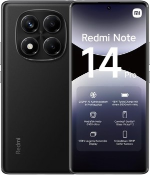 Xiaomi Redmi Note 14 Pro 4G 8GB RAM 256GB Midnight Black