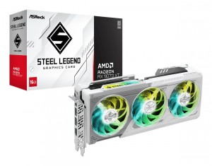 ASRock AMD Radeon RX 9070 XT Steel Legend 16GB (RX9070XT SL 16G)