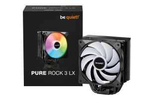 be quiet! Pure Rock 3 LX CPU Cooler - 120mm, Black (BK040)