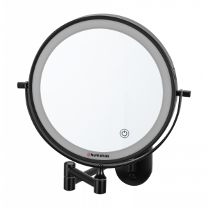 Humanas HS-BM01 Bathroom Mirror with LED Lights Black