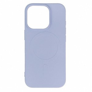 Hurtel Liquid Silicone Case MagSafe for iPhone 16 Pro Lavender