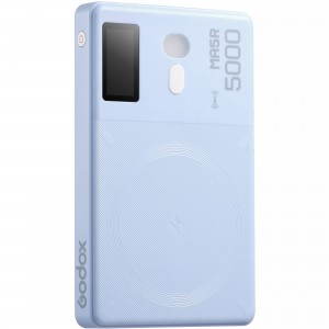 Godox MA5R Mobile Power Bank&RGB LED Light Blue