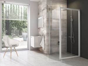 Ravak Dušas Siena BLPS-80 Balts+Caurspīdīgs Stikls (9BH40100Z1)