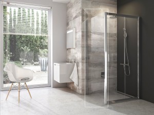 Ravak Dušas Siena BLPS-80 Bright Alu+Caurspīdīgs Stikls (9BH40C00Z1)