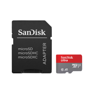 SanDisk Ultra microSD with SD Adapter 64GB (SDSQUAB-064G-GN6MA)