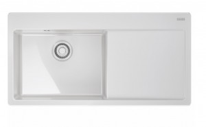 Franke Mythos MYK 611-100 Keramiska Izlietne Glancēta Balta (124.0747.107)