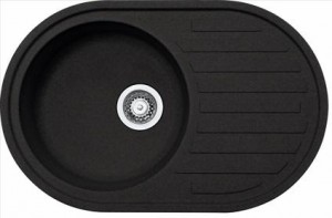 Franke ROG 611-77 Fragranīta Virtuves Izlietni Matēts Melns (114.0700.629)