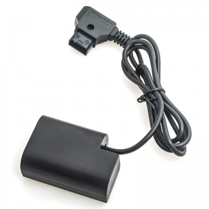 Caruba Panasonic DMW-DCC12 Full Decoding Dummy Battery + D-TAP B Type Port (straight cable)