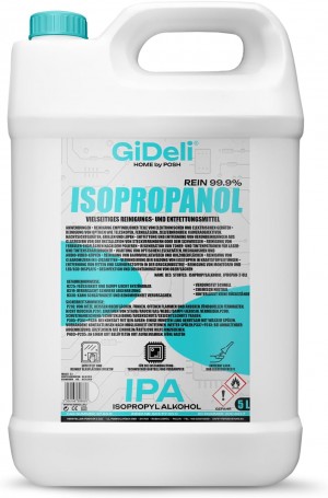GiDeli Isopropanol 99.9% 5L - izopropilspirts izopropanols IPA