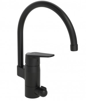 Oras Vega ECO Virtuves Jaucējkrāns ar Mazg. Maš. Ventili Matēts Melns (1839FG-33)