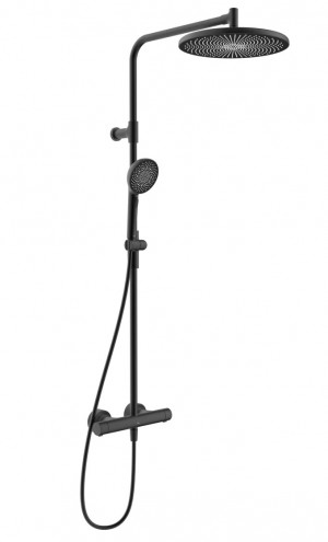 Oras Aurelia Lietus Dušas Sistēma Matēts Melns (4792-33)