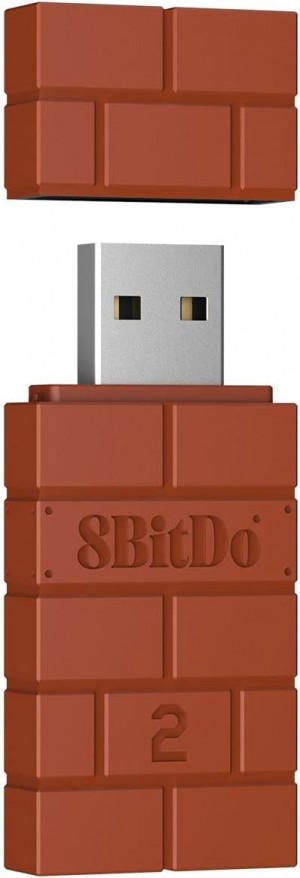8Bitdo Wireless USB Adapter 2 Brown
