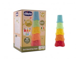 Chicco Toy 2in1 Stacking Cups (9373100000)