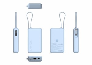 PowerBank 10000 (Integrated Cable) 67W Ice Blue