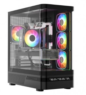 PC case Volcano AQ200 ARGB MIDI BLACK