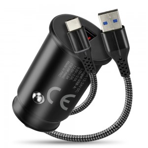 Car charger CC-15QC QC3 .0 18 1XUSB + cabel