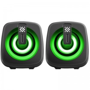 PC speakers J1 2.0 6W L ED USB black