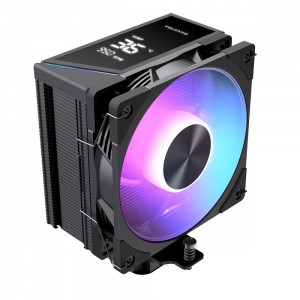 CPU air cooler Volcano 0C T102 LCD ARGB 120 black