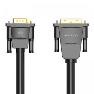 Vention - DVI 24+1 to VGA Cable 1.5m EABBG Black