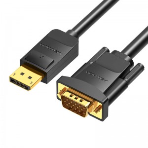 Vention - DisplayPort to VGA Cable 3m HBLBI Black