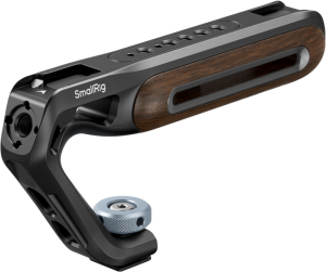 SmallRig 5250 Wooden Top Handle with Cold Shoe Mount