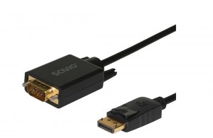 Savio Cable Display Port-VGA CL-203 1.8 m SAVIO
