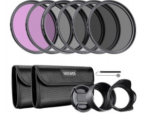 NEEWER 52mm UV/CPL/FLD/ND2/ND4/ND8 FILTER SET KIT 10088178