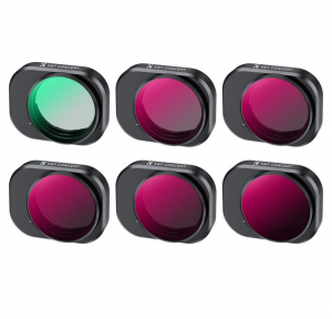 K&F Concept K&F 6pcs Filter Kit,(CPL+ND4&PL+ND8&PL+ND16&PL+ND32&PL+ND64&PL), lens HD